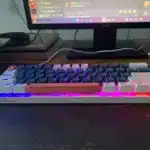 Hermoso Teclado para Juegos Mecánico Machenike K500-B61 Mini 60% con Iluminación RGB photo review