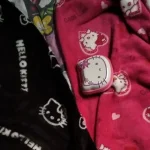 Nuevo Pijama femenino Hello Kitty de flanela estilo Y2k photo review