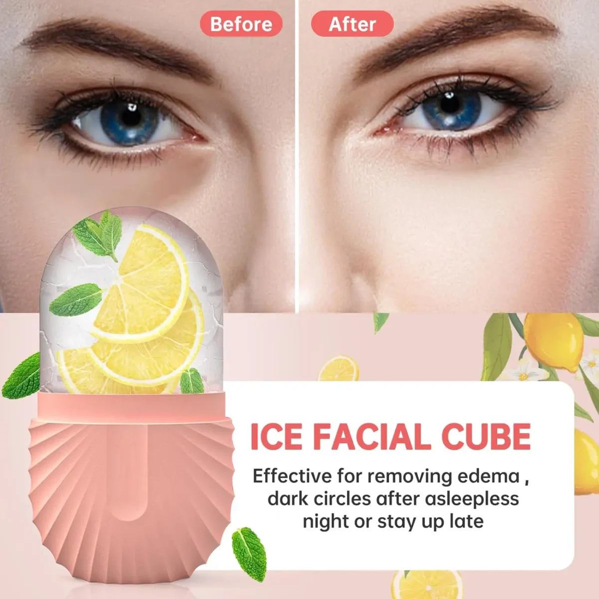 Rodillo Facial de hielo para el cuidado de la piel herramienta de belleza para el contorno 1