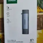 UGREEN-lector de tarjetas USB3.0 y USB C a SD photo review